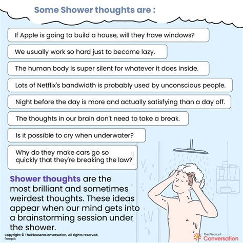 500+ Shower Thoughts of All Time That will Blow Your Mind