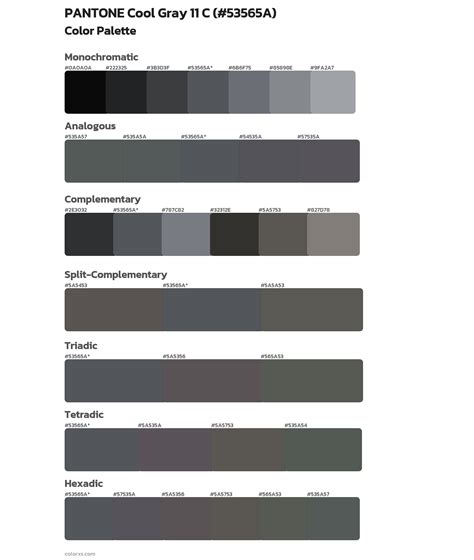 pantone cool gray 11c 色見本 – pantonecool grey 11c – MWTV