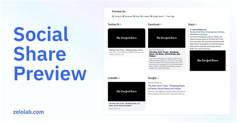 You can't share via social media in preview mode.