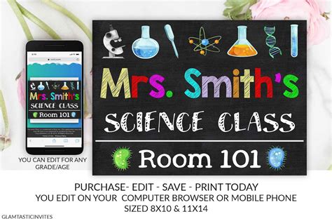 Science Class Sign 的图像结果