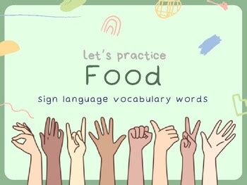 Image result for ASL Sign Food