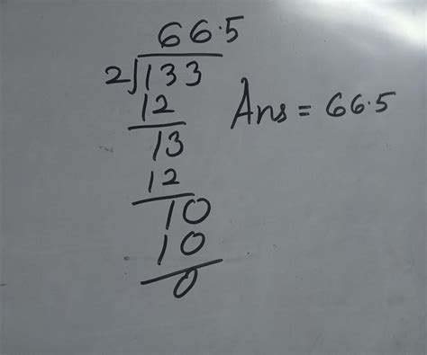 How to divide 133 by 2 - Brainly.in