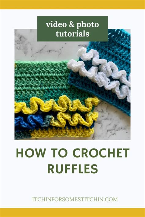 Crochet Ruffles Tutorial 的图像结果