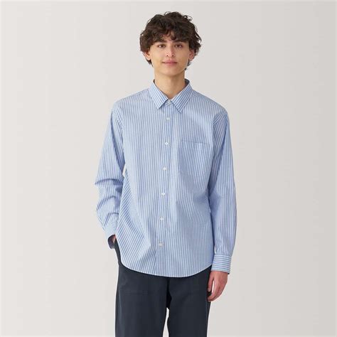 M's Washed broadcloth L/Slv shirt