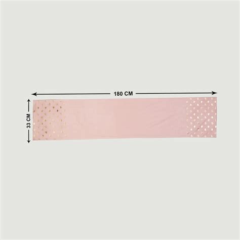 Buy Get The Look Heritage Renew Pink Printed Cotton Table Runner ...