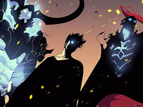 Solo Leveling - Iron, Sung Jin-Woo, Igris 4K wallpaper download