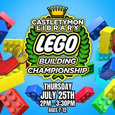 Summer Activities: Lego Competition Building Session (ages 7-12 ...