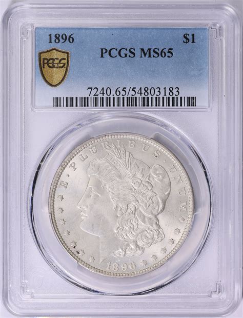 1896 Morgan Silver Dollar PCGS MS-65 (Item 1918320) | GreatCollections ...