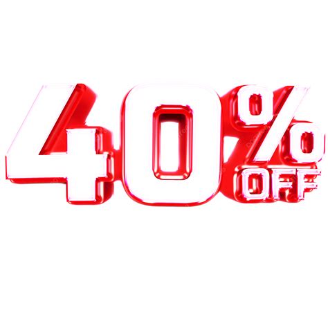 Sale 40 Percent Off Discount, Percent, Sale, Icon PNG Transparent ...