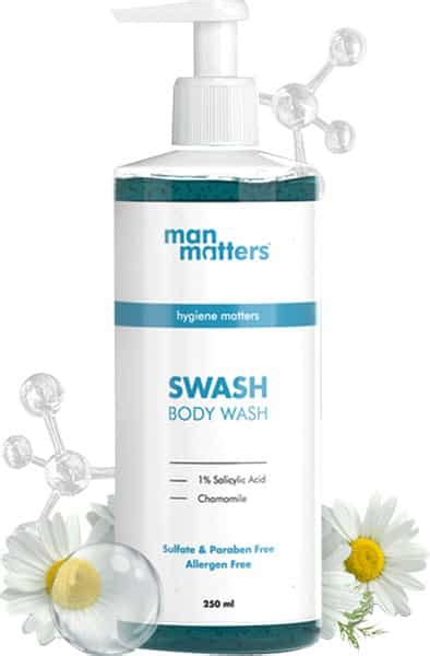 Buy MAN MATTERS SWASH BODYWASH WITH SALICYLIC ACID | PACK OF 2 (250 ML ...