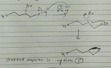 In the cyclisation reaction given below, the most probable product ...