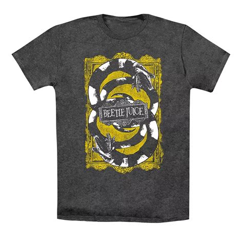 Beetlejuice We Got Worms Adult Heather T-shirt