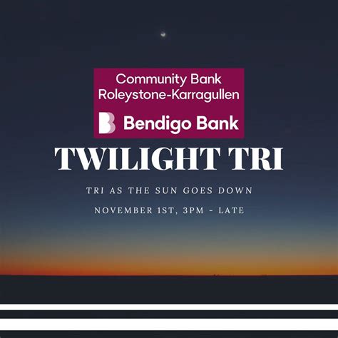 Bendigo Community Bank Roleystone-Karragullen Twilight Tri (Spinifex ...