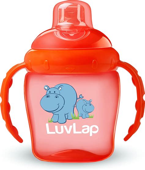 Buy LuvLap Hippo Spout Sipper for Infant/Toddler, 225ml, Anti-Spill ...