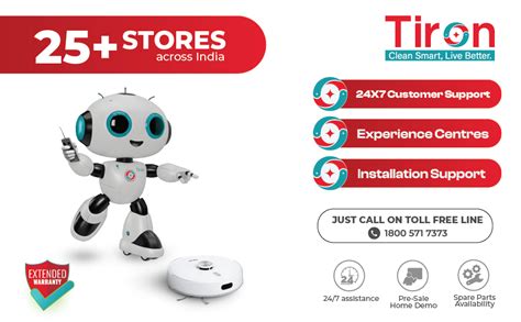TIRON TRV 10P Robotic Vacuum Cleaner, 2-in-1 Vacuum & Mop, Laser ...