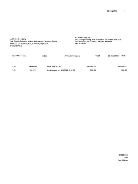 Sample Lab Test Invoice 的图像结果