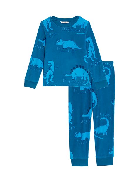Buy Fleece Dinosaur Pyjamas (1-8 Yrs) at Marks & Spencer