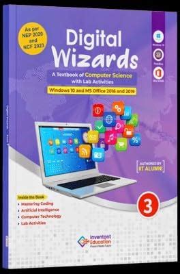 Digital Wizards Computer Science Textbook with Lab Activities, Class 3 ...
