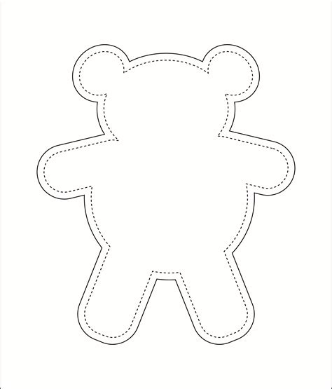 Printable Bear Pattern 的图像结果