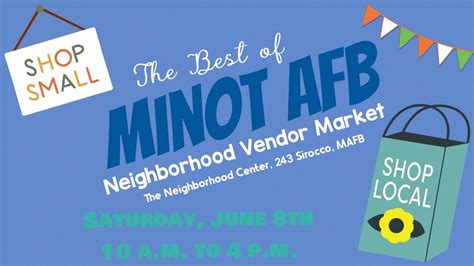 Our 1st EVER Best of Minot AFB Neighborhood Vendor Market!, Minot AFB ...