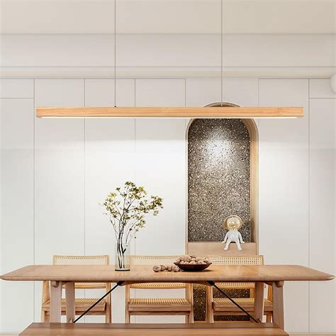 Linear Wooden Pendant Light – Vakkerlight
