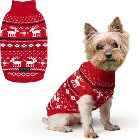 Amazon.com : Spark Paws Christmas Dog Sweater – Ultra Soft Holiday Knit ...