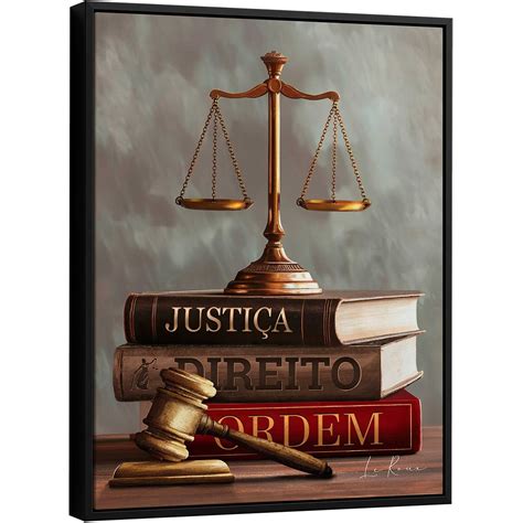 Justice Symbols Canvas – Law, Order & Scales Wall Art | Artbyusuf