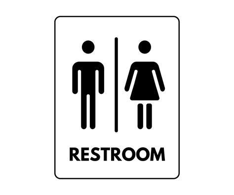 No Public Restroom Sign: Printable Templates (Free PDF Downloads)
