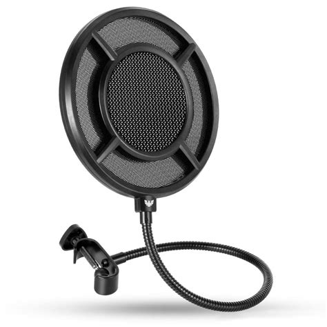 Buy Mic Pop Filter, Professional Metallic Mic Pop Filter Mesh for Blue ...