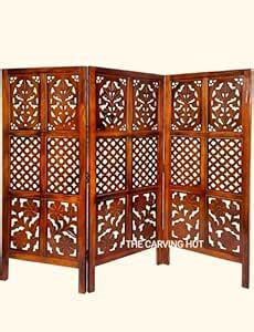 THE CARVING HUT WOODEN PARTITION for LIVING ROOM/DRAWING ROOM/KITCHEN ...