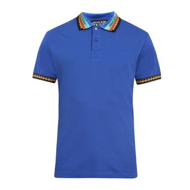 Buy Men Blue Polos Online at The Collective - 689828