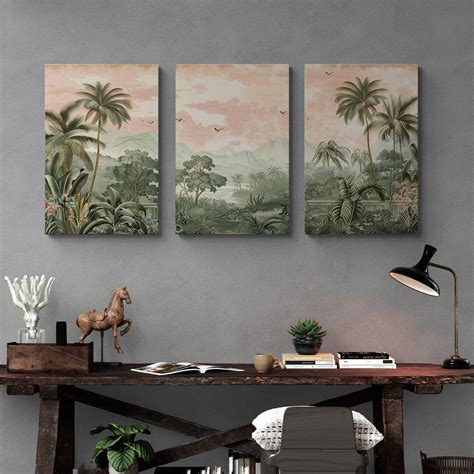 Buy Life in Island, Set of 3 Set of Three Paintings Online at Best ...