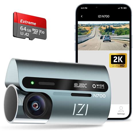 IZI Drive N700 Dash Cam 2.5K 25FPT 5MP Car Dashboard Camera with 170 W