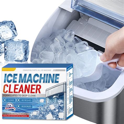 Ice Machine Cleaner Maker Descaler, 12 Clean Tablets Suitable for ...