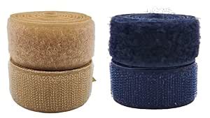 REENA Hook & Loop fastner Tape Roll 1 inch (25 mm) Width and 1 Meter ...