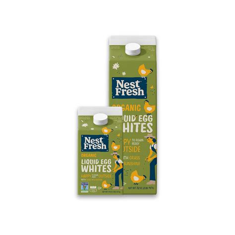 Free Range Organic Liquid Egg Whites - NestFresh
