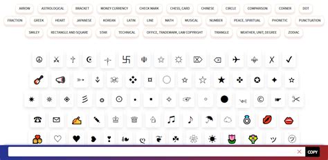 Image result for Copy/Paste Symbols