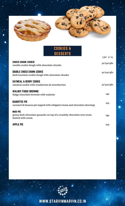 Starvin' Marvin Menu, Menu for Starvin' Marvin, Sector 41, Noida, Delhi NCR