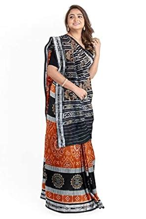 Buy BTHIKIRI Odisha Sambalpuri Handloom Ikat Traditional Women's Cotton ...