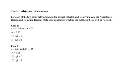 Image result for Critical Value Using T-Test