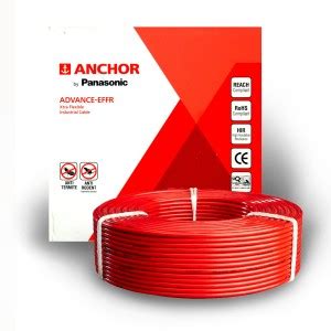 ANCHOR. Advance EFFR PVC 0.75 sq/mm Red 90 m Wire Price in India - Buy ...