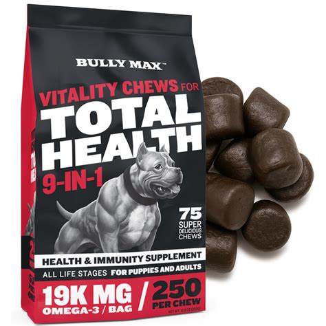 Bully Maxdog Chews And Multivitamin Treats For Puppy And Adult ...
