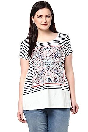 Buy Alto Moda By Pantaloons Women's Flared T-Shirt (205000005646862 ...