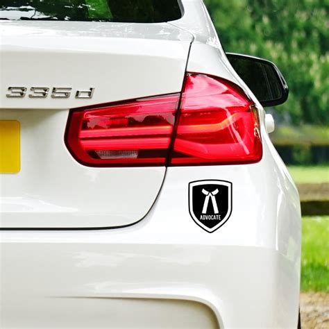 Lawyer Sign/Advocate Logo Emblem Badge Sticker Universal for All Cars ...