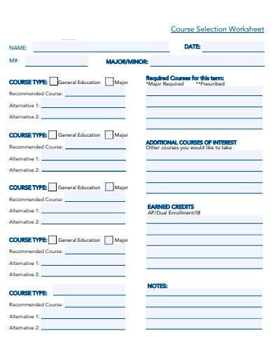 Image result for Course Review Worksheet