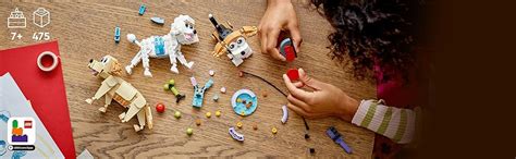 LEGO Creator Adorable Dogs 31137 Building Toy Set; Featuring Beagle ...