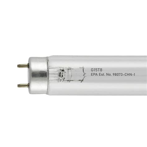 G15T8 15-Watt Germicidal Tube - Watts: 15W, Type: T8 Germicidal UV Bulb ...