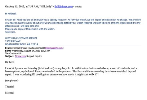 Technical Support Email Example 的图像结果