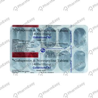 Gabastone Nt 400/10mg Strip Of 10 Tablets: Uses, Side Effects, Price ...