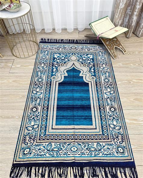Buy PRISCILLA Cotton Musallah Janamaz 4 X 2 Feet - Islamic Prayer ...